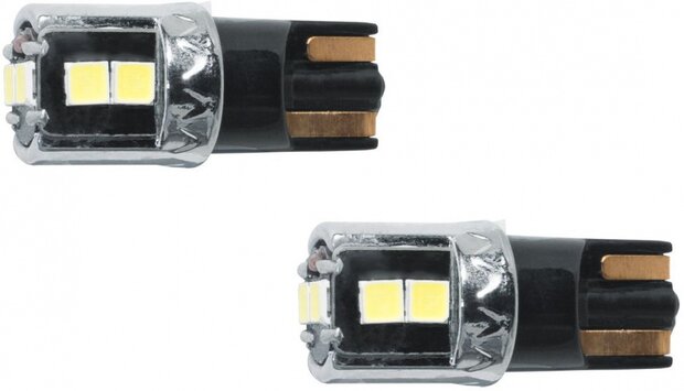 autolampen T10 SMD led stongsvrij 12V 5W 2 st