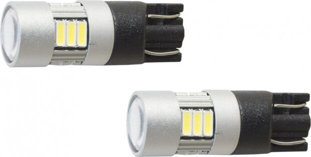 autolampen T10 SMD led storingsvrij 12 V 2,2 W 2 st