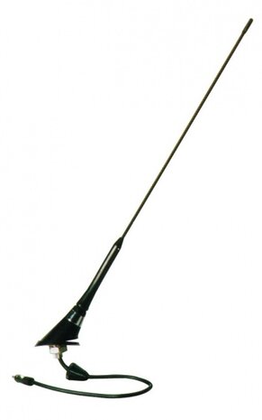 dakantenne 45 cm zwart