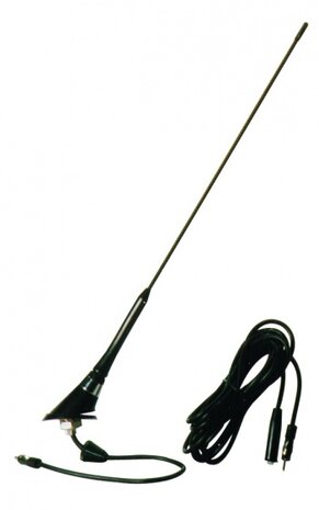 dakantenne 45 cm zwart
