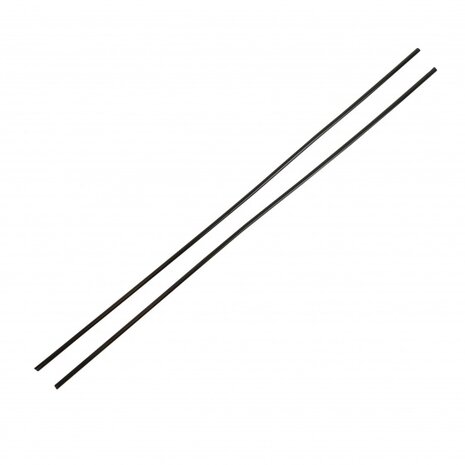 deurbeschermstrips PVC zwart 60 cm 2 stuks