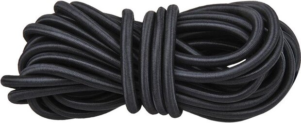 elastiek 10 meter 7,5 mm zwart