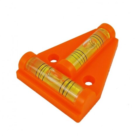 waterpas pyramide 6 cm oranje