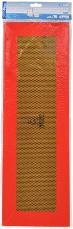 markeringsstickers ECE 70 56,5 x 19,5 cm rood/oranje