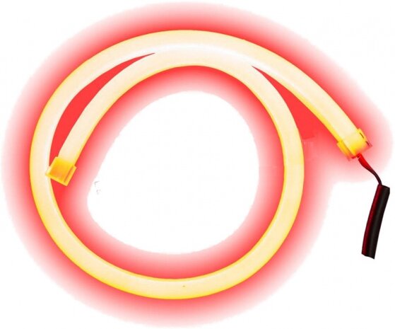 flexibele led-verlichtingtube 60 cm rood 2 stuks