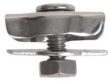 staaldraadklem Simplex 2 mm RVS (aisi 316) zilver