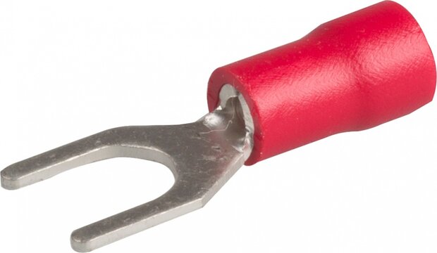 kabelvorkjes 016 (&Oslash;4,3 mm 19,6 mm) rood 10 stuks