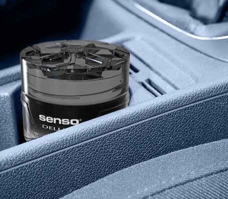 luxe luchtverfrisser Senso Black zwart