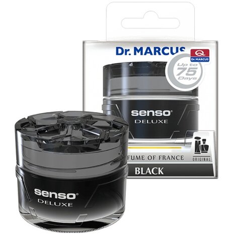 luxe luchtverfrisser Senso Black zwart