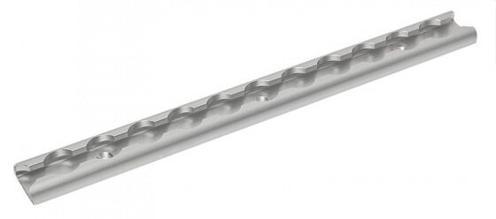 bindrails set aluminium 60 cm zilver 7-delig
