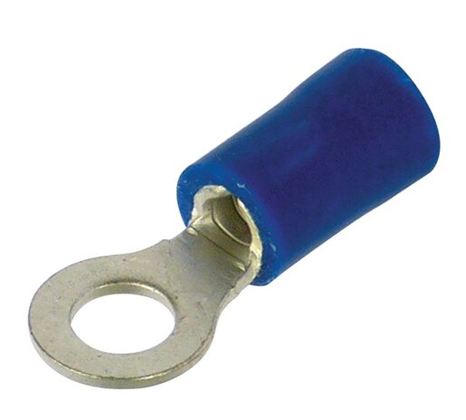 kabeloogjes 654 (&Oslash;4,3 mm 21,0 mm) blauw 10 stuks