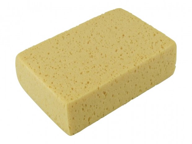 spons 18 x 12 x 6 cm geel