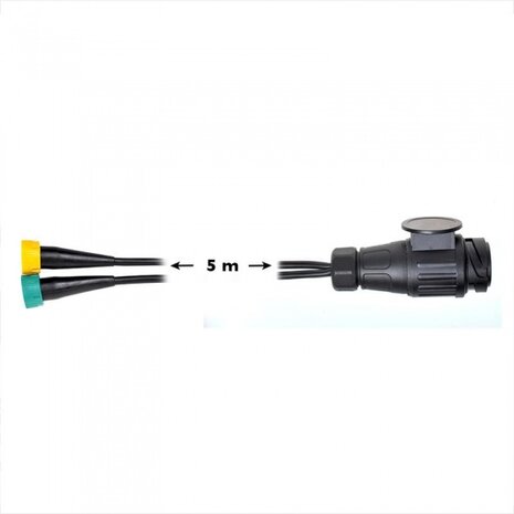 kabelset 5 meter stekker 13-polig en connector 5-polig