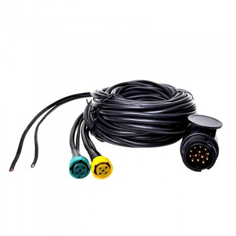 kabelset 7 meter stekker 13-polig/connector 5-polig/DC