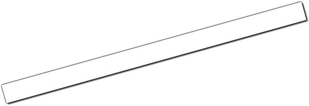 sticker AutoStripe Cool200 6,5 mm 975 cm wit