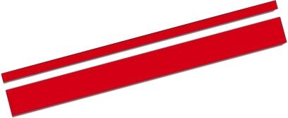 sticker AutoStripe Cool350 3+2 mm 975 cm rood
