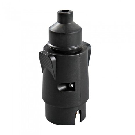 stekker PVC 7-polig zwart