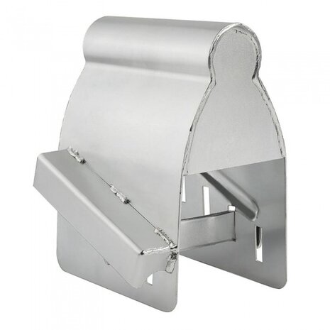 rijdend koppelingsslot staal 23 cm zilver