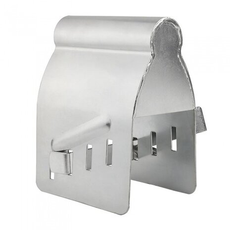 rijdend koppelingsslot staal 23 cm zilver met discusslot