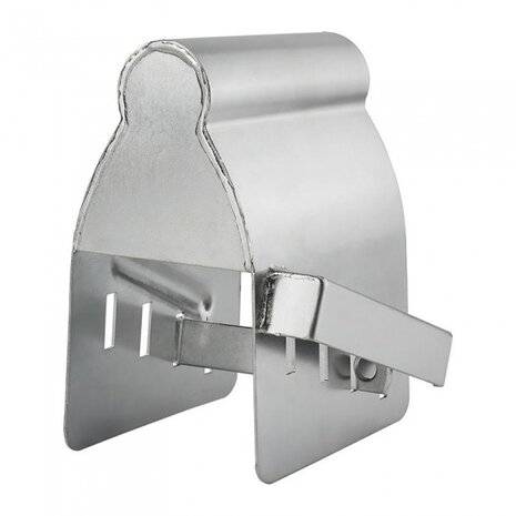 rijdend koppelingsslot staal 23 cm zilver met discusslot