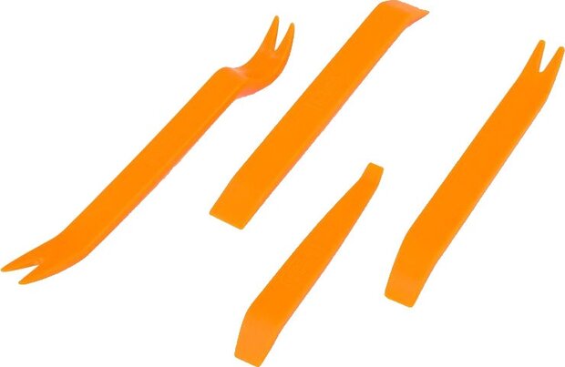 demontageset voor interieur en exterieur oranje 4-dlg