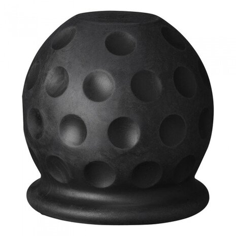 trekhaakdop Golfbal kunststof 7 cm zwart