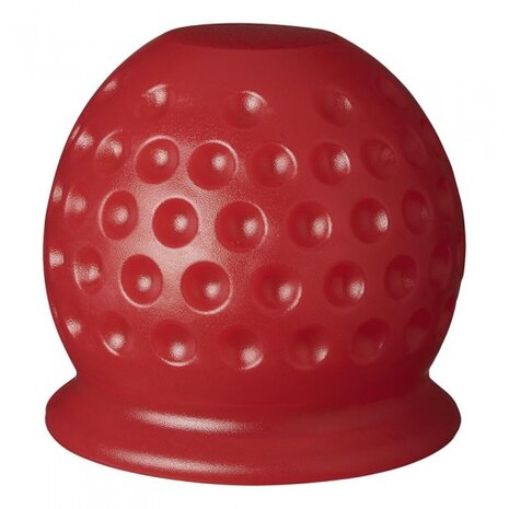 trekhaakdop Golfbal kunststof 7 cm rood