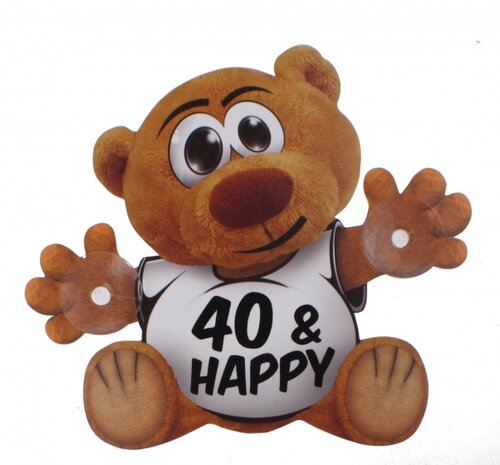 Funny Bear (30905) 16,5 cm met zuignappen