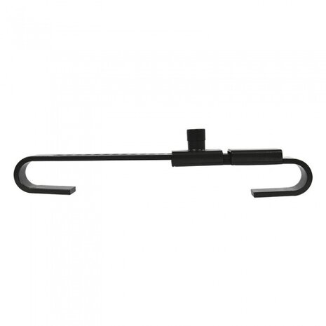 verstelbaar trailer- en containerslot staal 22-43 cm zwart