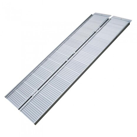 vouwbare oprijplaat aluminium rolstoel 122 x 73 cm 270 kg