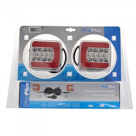 led-verlichtingsset magnetisch 250 cm 7-polig