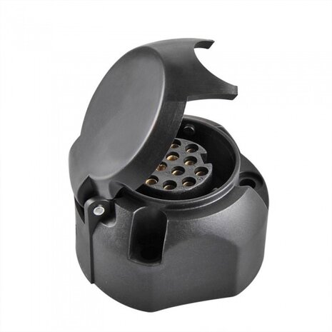 stekkerdoos 13-polig PVC Jaeger zwart