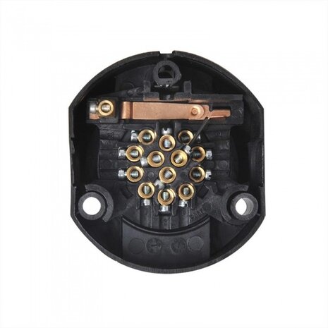 stekkerdoos 13-polig PVC Jaeger zwart