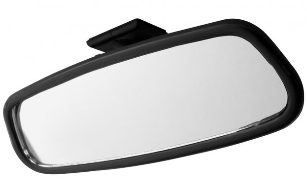 binnenspiegel RV73 met plakstrip 19 cm zwart