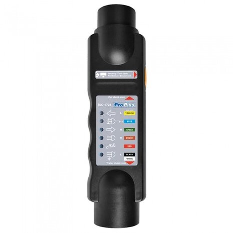 stekkertester 7-polig 12V 29 cm zwart