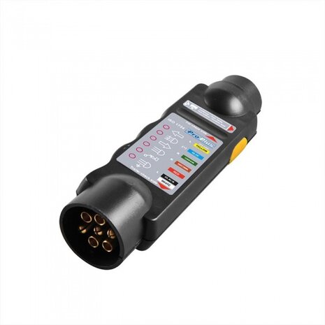stekkertester 7-polig 12V 29 cm zwart