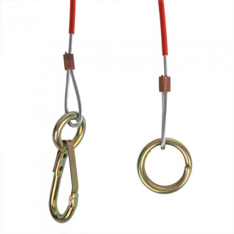 breekkabel voor oplooprem 100 cm rood