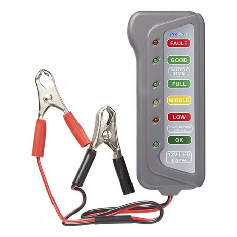accutester 12 Volt grijs