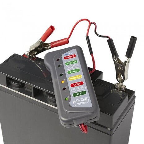 accutester 12 Volt grijs