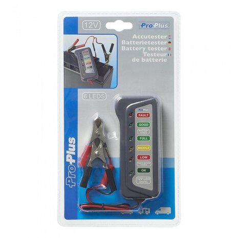 accutester 12 Volt grijs