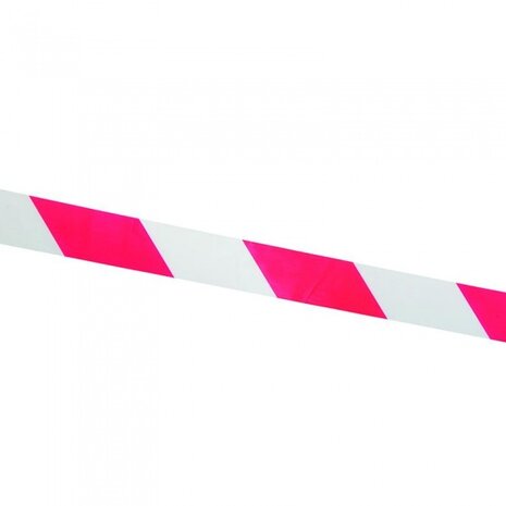 afzetlint rood/wit 100 meter