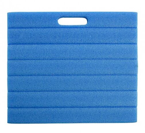 kniemat 30 x 34,5 x 2,5 cm blauw