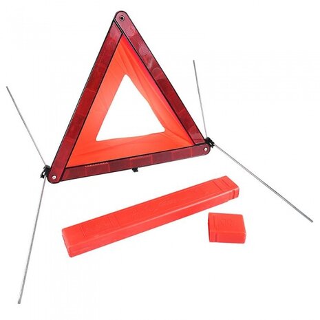 Gevarendriehoek E-gekeurd 44 cm rood