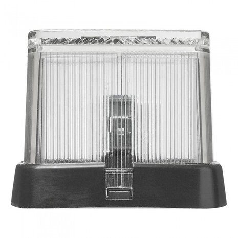 markeringslamphouder wit 66 x 62 mm met reflector