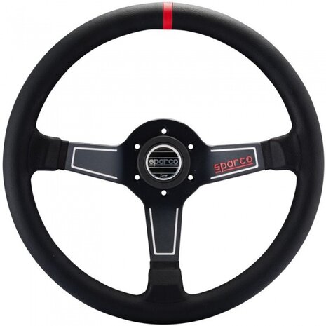 sportstuur L575 Nero &Oslash;35 cm leer zwart