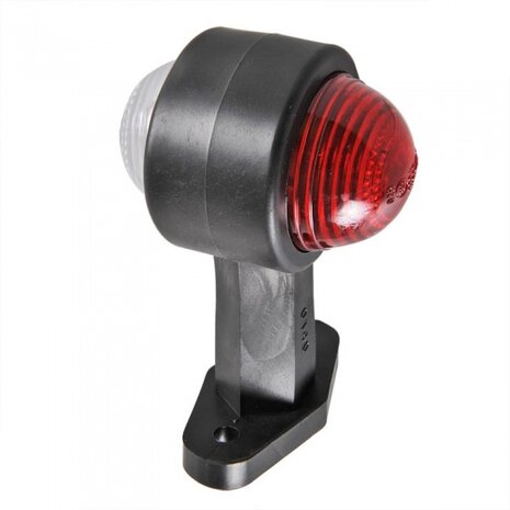 breedtelicht rood/wit 120 mm recht