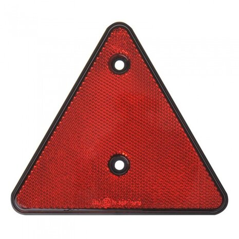 driehoekreflector 15 cm rood