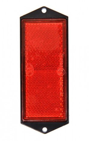 reflector 104 x 40 mm rood