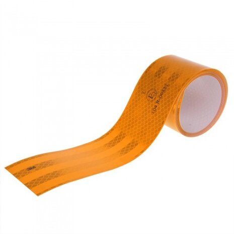 reflecterende tape 2 meter 50 mm oranje