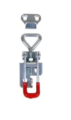 Spansluiting verstelbaar 70-81 mm inclusief tegenstuk zilver